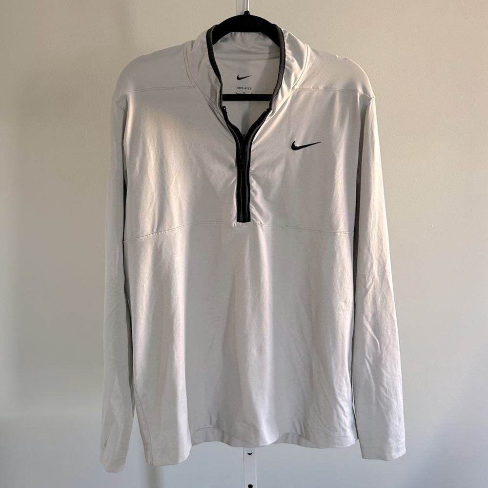 Nike Dri Fit Quarter Zip Long Sleeve Pullover